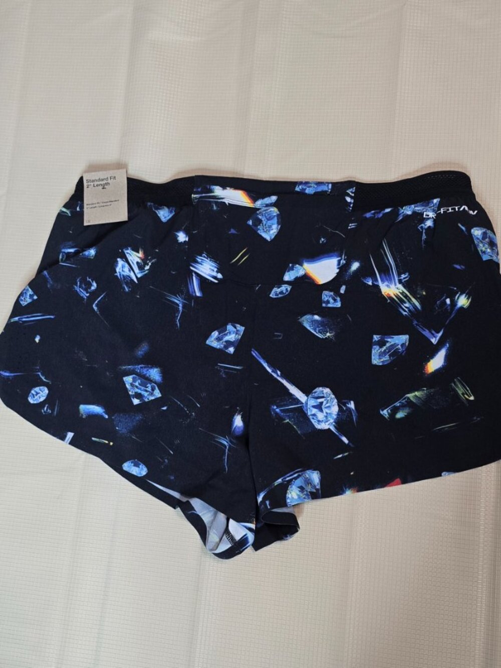 Nike AeroSwift Glam Brief-Lined Running Shorts Men's Sz Large IF2068-010 NWT - Picture 6 of 8